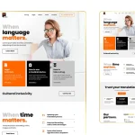 I will design a creative landing page or website