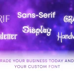 I will make a custom font for you to use it in your projects