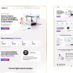 I will design a creative landing page or website