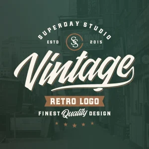 I will do vintage business logo design for you