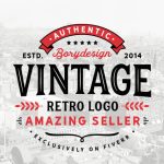 I will design a retro vintage logo for your brand company