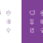 I will design ultra crisp vector line icons for your website